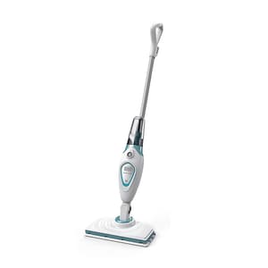 Black+Decker 1300-Watt Steam Mop with Easy GlideTM Micro fibre pad & 99.9% Germ Protection, FSM1605-B1
