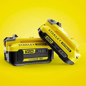 Stanley 20V / 2.0 Ah Li-ion (Fatmax) Battery, Compatible With All Stanley 20V Products, SB202