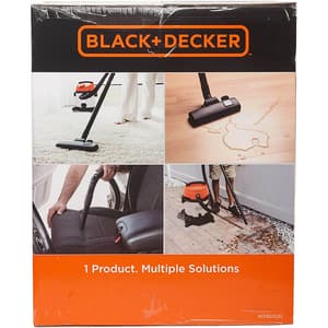 Black+Decker 20-Litre, 1600 Watt, 16 KPa High Suction Wet & Dry Stainless Steel Vacuum Cleaner & Blower with HEPA Filter & Reusable Dustbag (Red), WDBDS20