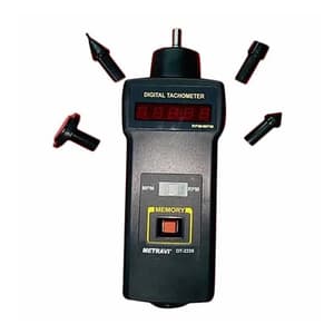 Metravi 60 - 50000 RPM Contact-Type Tachometer, DT-2235