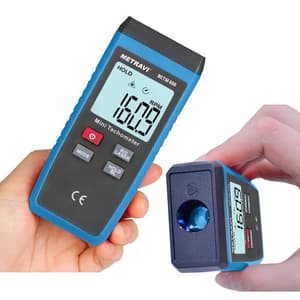 Metravi 10 - 99999 RPM Non-Contact Digital Tachometer, NCTM-500