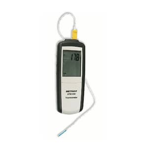 Metravi 3-1/2 Digits / -50 - 1300°C Single Channel Industrial Digital Thermometer, DTM-900