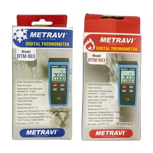 Metravi -50 - 1300°C Single Channel Industrial Digital Thermometer, DTM-903