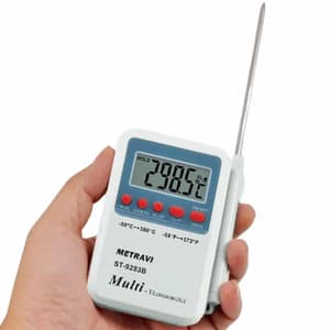 Metravi -50 - 300°C General Purpose Thermometer With High and Low Temperature Alarm, ST-9283B