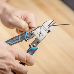Hogert 8 inch / 200 mm Multifunctional Side Plier, HT1P243