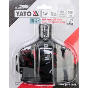 Yato 3W Headlamp With Zoom, YT-08590