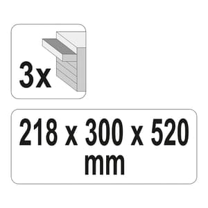 Yato Tool Box 3 Drawers, YT-08873