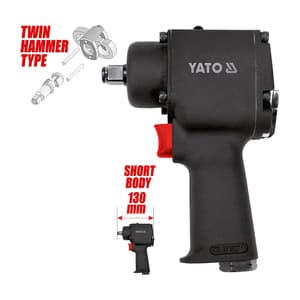 Yato 1/2 inch Mini Air Impact Wrench, YT-09513