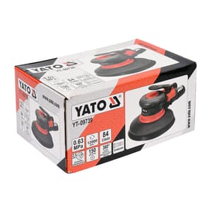 Yato 150 mm / 6 inch Pneumatic Orbit Sander, YT-09739