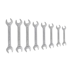 JK 8 Pcs Double Ended Open Spanner Sets, SD7800067