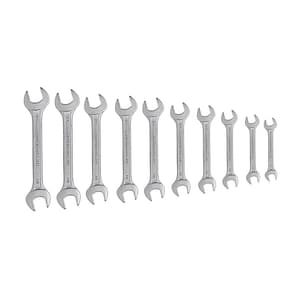 JK 10 Pcs Double Ended Open Spanner Sets, SD7800068