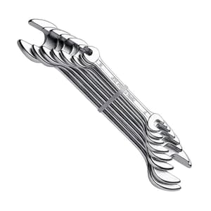 JK 10 Pcs Double Ended Open Spanner Sets, SD7800068