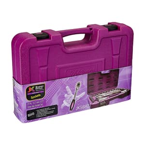 JK 27 Pcs 1/2 Sq. Drive Bi-Hexagonal Socket Sets, SD7800526