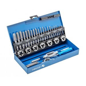 Hogert 32 Pcs / M3 - M12 Taps & Dies Set, HT3B582