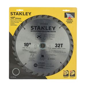 Stanley 10 inch / 254 mm Carded Mitre Saw Blade (32 Teeth), STA7740-AE