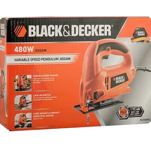 Black+Decker 480W Variable Speed Pendulum Jigsaw, KS700PE