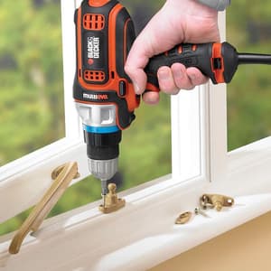 Black+Decker 300W 10mm Corded Multi-Evo Multitool Starter Kit with Drill Machine Driver Head, MT350K-B5