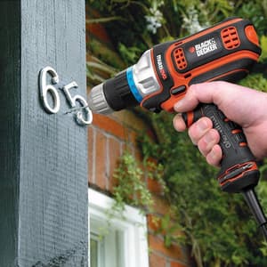 Black+Decker 300W 10mm Corded Multi-Evo Multitool Starter Kit with Drill Machine Driver Head, MT350K-B5