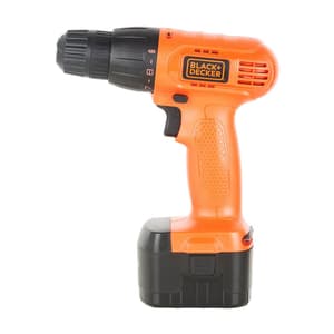 Black+Decker 12V / 10mm Ni-Cd Cordless Drill/Driver With Keyless Chuck & (Pack of 50 Pcs) Accessories Kitbox, CD121K50-IN