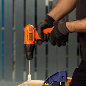 Black+Decker 12V / 10mm Ni-Cd Cordless Drill/Driver With Keyless Chuck & (Pack of 50 Pcs) Accessories Kitbox, CD121K50-IN