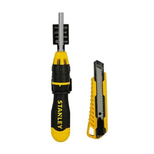 Stanley 18 Pcs Hand Tools Kit In 16 Inch Tool Box For Home DIY Use, HOMETL-KIT2