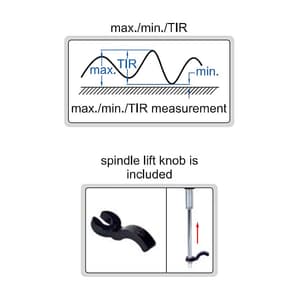 Insize 0 - 12.7 mm / 0.5 inch Bluetooth High Precision Digital Indicator (Flat Back), 2510-10F
