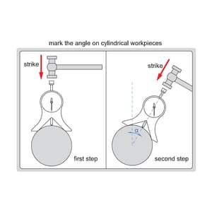 Insize 4 x 90° Center Finder (Locator), 2849-90A