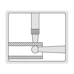 Insize 10 mm / 0.4 inch Digital Tube Thickness Gauge, 2876-10