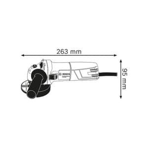 Bosch 100mm / 4 inch 660W Professional Angle Grinder, GWS 600
