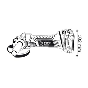 Bosch 115mm / 5 inch 18V Professional Cordless Angle Grinder, GWS 18 V-LI