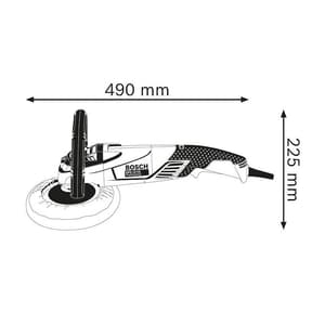 Bosch 180mm 1250W Professional Polisher, GPO 12 CE (Promo)
