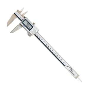Mitutoyo 0 - 200 mm Digital ABS Scribing Caliper with Carbide-tipped Jaws, 573-677-20