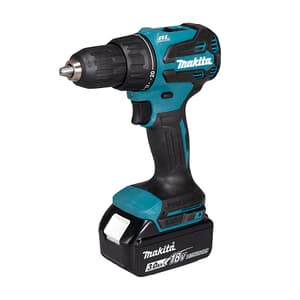 Makita 18V LXT Li-Ion 13 mm (1/2") Brushless Cordless Hammer Drill Driver with Charger & 1 Pcs 3.0Ah Battery, DHP490F001
