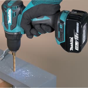 Makita 18V LXT Li-Ion 13 mm (1/2") Brushless Cordless Hammer Drill Driver with Charger & 1 Pcs 3.0Ah Battery, DHP490F001