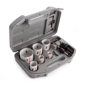 Bosch 9 Pcs 6HS Plumber Holesaw Set, 2 608 580 803