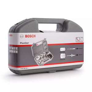 Bosch 9 Pcs 6HS Plumber Holesaw Set, 2 608 580 803
