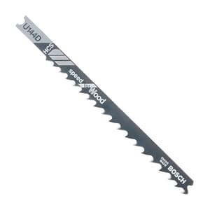 Bosch 100 mm Jigsaw Blades Speed For Wood (U 144 D), 2 608 630 568