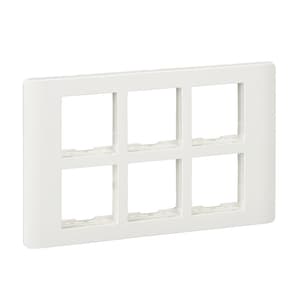 Schneider Electric Zencelo 12 M Grid & 12 Module Cover Frame - White (Pack of 5 Pcs), IN84012C