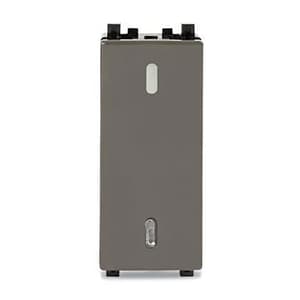 Schneider Electric Zencelo 16 - 20 Amp 2 Way Switch - Dark Grey (Pack of 10 Pcs), IN8402/16(BZ)