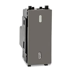 Schneider Electric Zencelo 16 - 20 Amp 2 Way Switch - Dark Grey (Pack of 10 Pcs), IN8402/16(BZ)