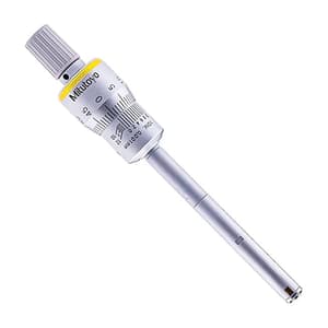 Mitutoyo 10 - 12 mm Holtest Inside Micrometer with TiN-coated Contact Points (3-Point), 368-163