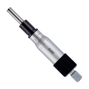 Baker 0 - 25 mm Metric Micrometer Head (Plain Holding Diameter), MMA25-HP