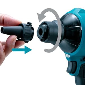 Makita 18V LXT BL Cordless Dust Blower with Rapid Charger & 1 Pcs 5.0Ah Batteries, DAS180RT