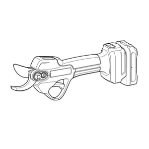 Makita 12Vmax CXT BL 25 mm (1") Cordless Pruning Shear with Rapid Charger & 1 Pcs 4.0Ah Battery, UP100DSMJ