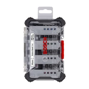 Bosch 50 Pcs Extra Hard Screwdriver Bit Set, 2 607 012 081