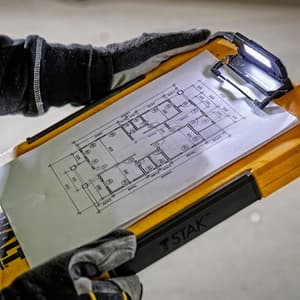 Dewalt Tstak Job Site LED Clipboard, DWST82732-1