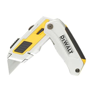 Dewalt 61 mm Deadbolt Mechanism Premium Folding Retractable Utility Knife With 3 Replaceable Blades, DWHT0-10296