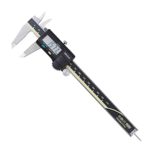 Mitutoyo 0 - 150 mm Digital ABS AOS Caliper With Rod Depth Bar, 500-158-30