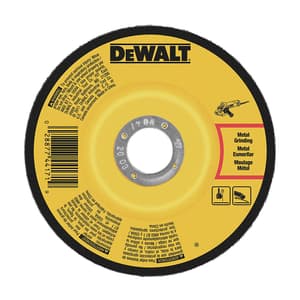 Dewalt 180 x 6.3 x 22.23 mm Metal Grinding Wheel - A24TBF, DW4547-IN