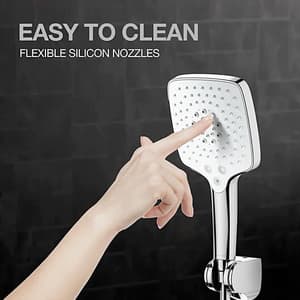 Kohler Rain Duet Square Hand Shower Without Hose In Polished Chrome Finish, K-97009IN-CP